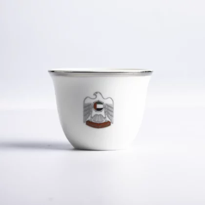 Emirates Coffee Cup – Silver Rim Edition