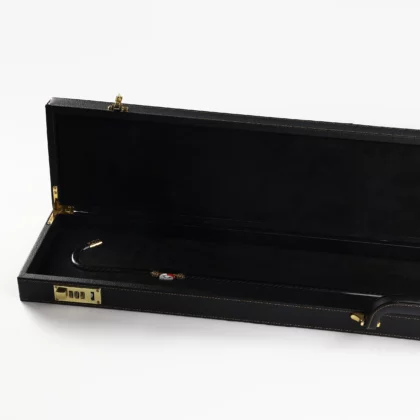 Luxury Cane Leather Box – Black