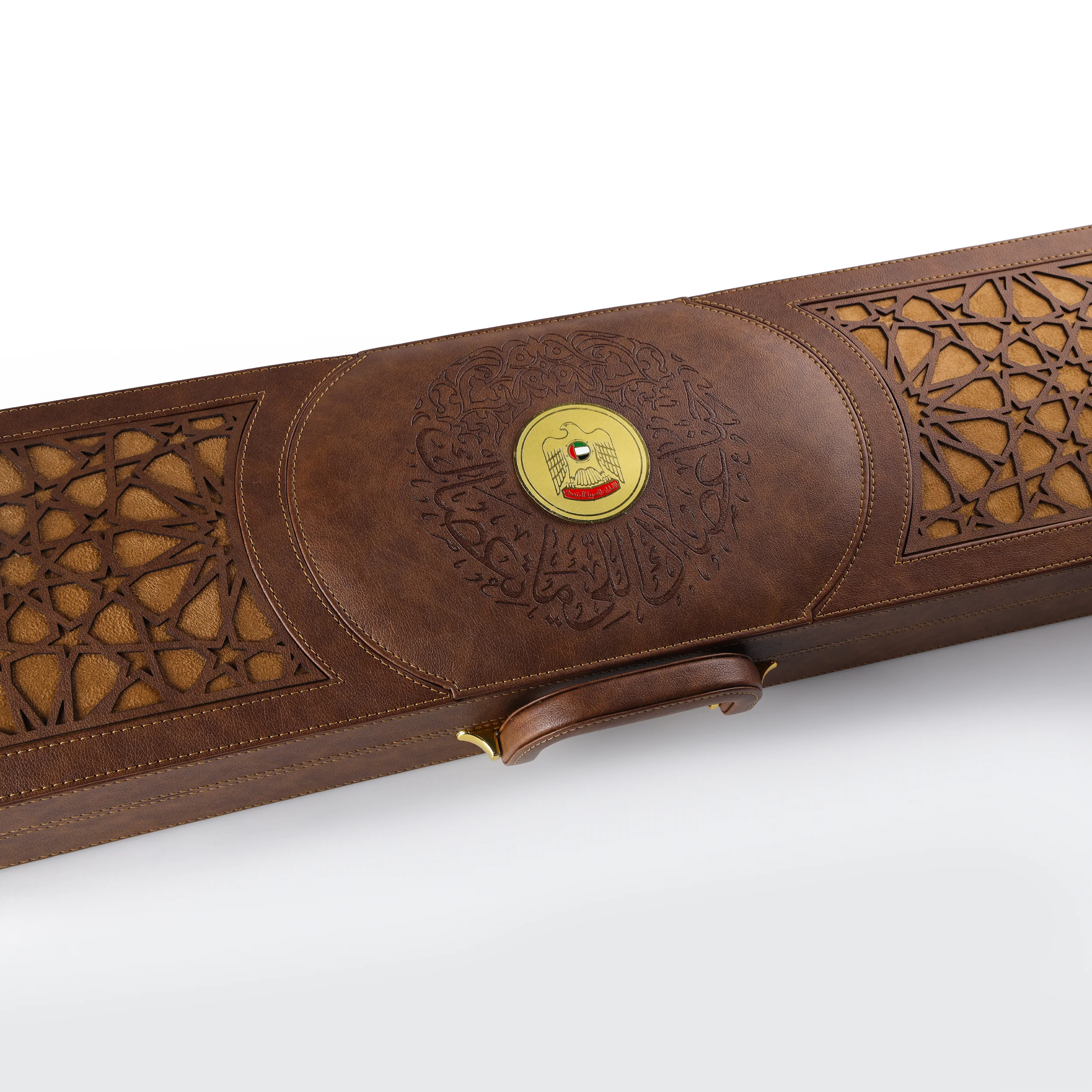 Luxury Cane Leather Box – Brown - Image 6